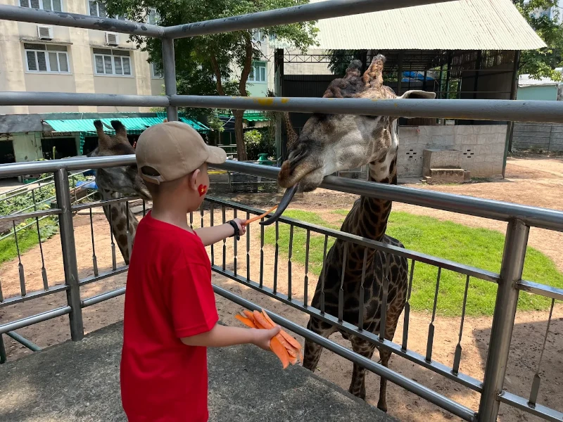 Families visiting Saigon Zoo & Botanical Gardens in Ho Chi Minh City